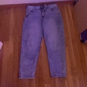 blue SO jeans 9/29 W high rise mom jeans
